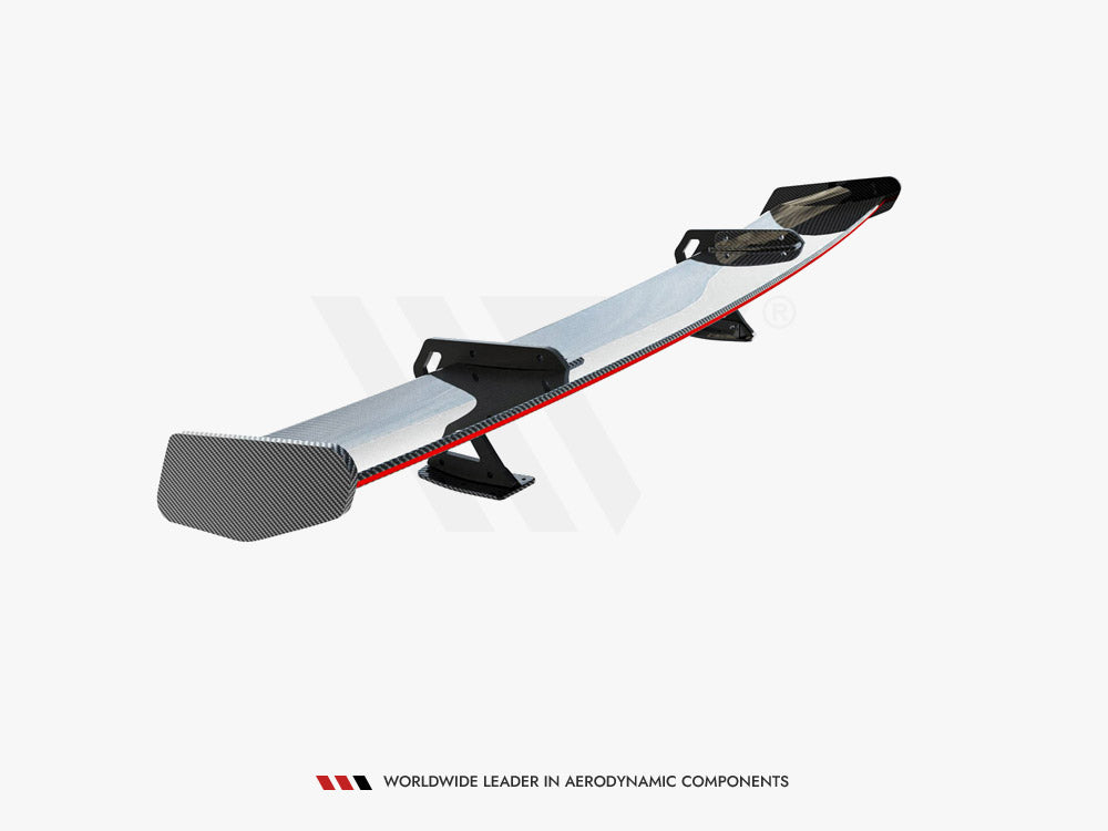 Maxton Design Carbon Spoiler With Upper Swan Mounting + LED BMW M2 G87 - CF-BM-M2-G87-WING5-UPP-245-P+LED - Image 9