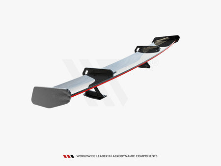 Maxton Design Carbon Spoiler With Upper Swan Mounting + LED BMW M2 G87 - CF-BM-M2-G87-WING5-UPP-245-P+LED - Image 9