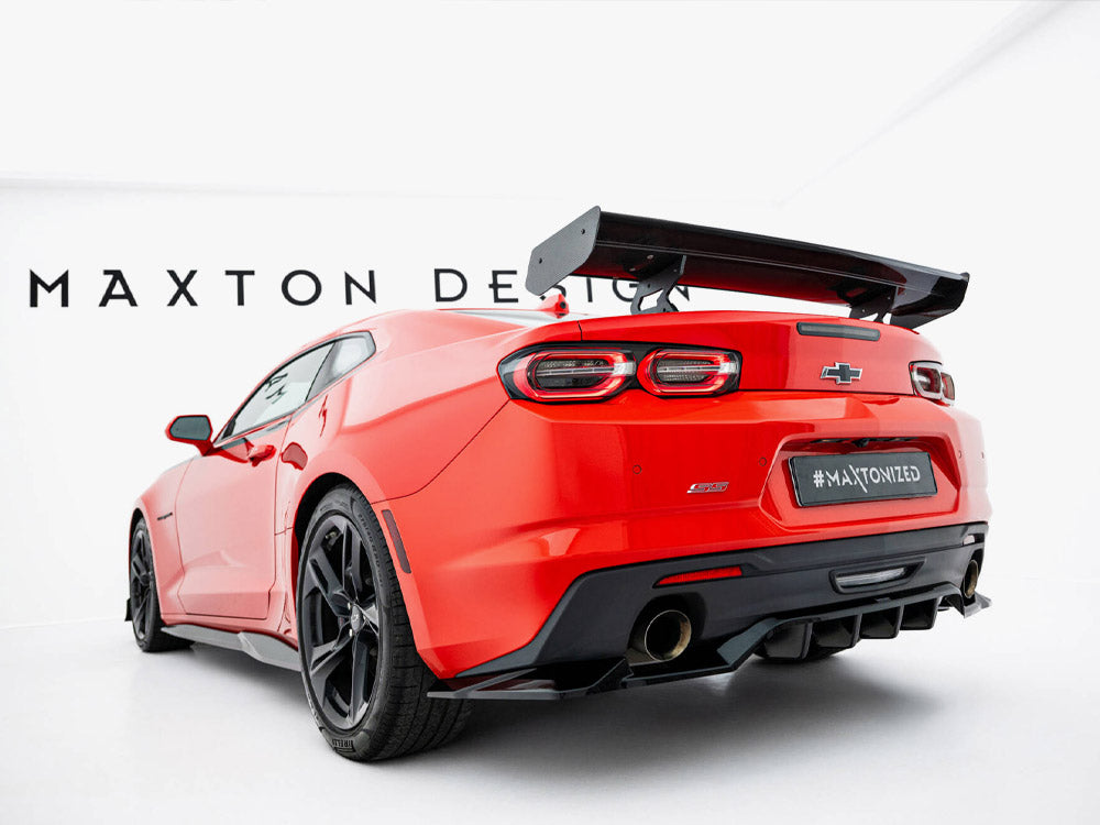 Maxton Design Carbon Spoiler With Internal Brackets Uprights Chevrolet Camaro SS Mk6 Facelift - CF-CH-CA-6F-SS-WING5-INT-245-P - Image 3