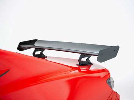 Carbon Spoiler With Internal Brackets Uprights + LED Chevrolet Camaro SS Mk6 Facelift