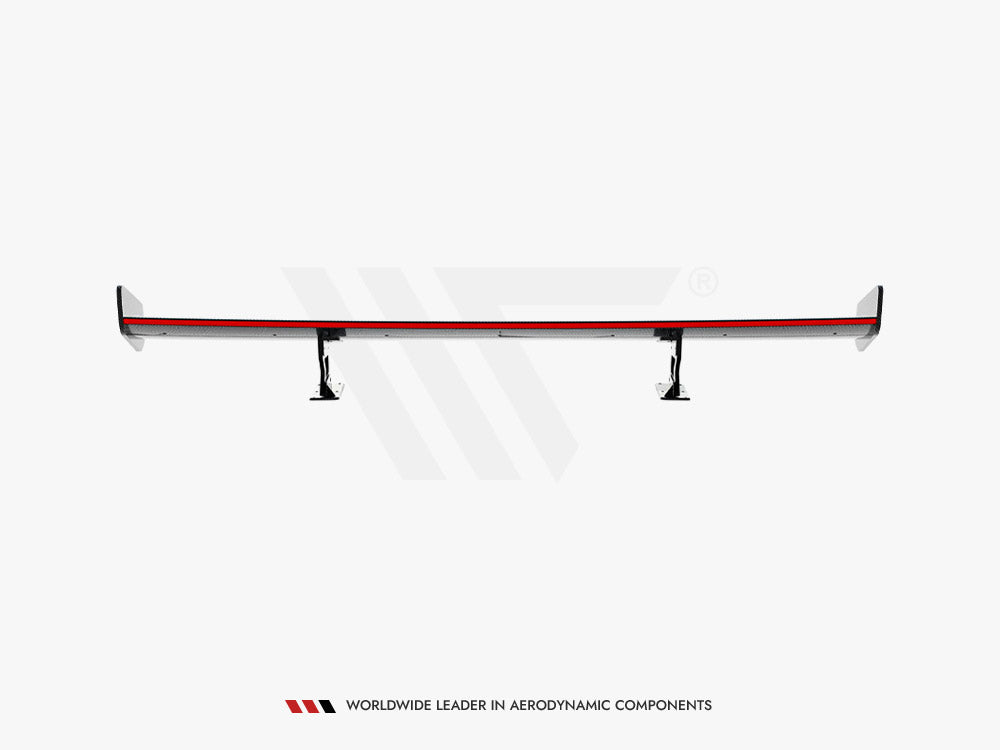 Carbon Spoiler With Internal Brackets Uprights + LED Chevrolet Camaro SS Mk6 Facelift