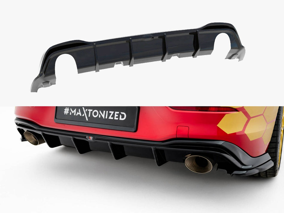 Maxton Design Rear Valance Volkswagen Golf GTI Clubsport Mk8 Facelift - VW-GO-8-GTI-CS-RS1G-CSO_O - Image 1