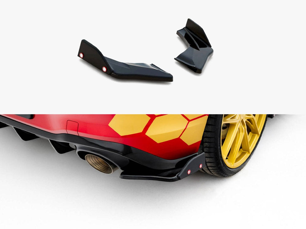 Rear Side Splitters V.1 + Flaps Volkswagen Golf GTI Clubsport Mk8 Facelift