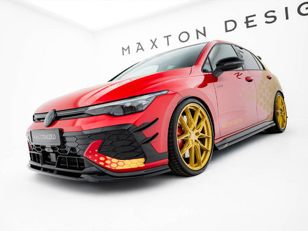 Maxton Design Front Bumper Wings (Canards) Volkswagen Golf GTI Clubsport Mk8 Facelift - VW-GO-8F-GTI-CS-CAN1 - Image 2