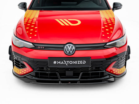 Maxton Design Front Bumper Wings (Canards) Volkswagen Golf GTI Clubsport Mk8 Facelift - VW-GO-8F-GTI-CS-CAN1 - Image 5