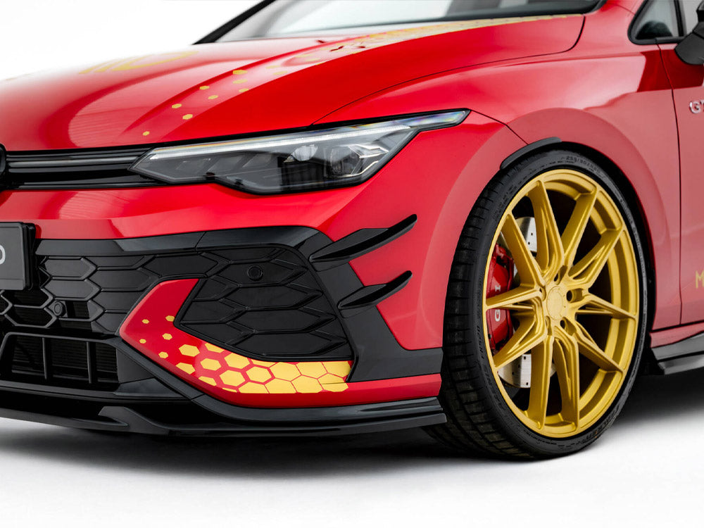 Maxton Design Front Bumper Wings (Canards) Volkswagen Golf GTI Clubsport Mk8 Facelift - VW-GO-8F-GTI-CS-CAN1 - Image 4