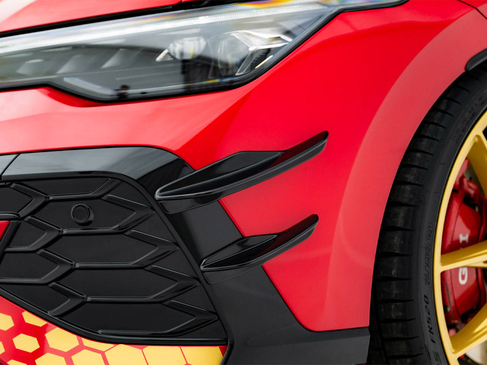 Maxton Design Front Bumper Wings (Canards) Volkswagen Golf GTI Clubsport Mk8 Facelift - VW-GO-8F-GTI-CS-CAN1 - Image 7