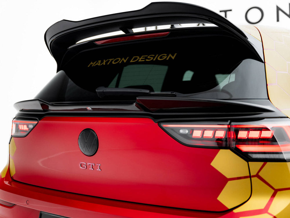 Maxton Design Lower Spoiler CAP 3D Volkswagen Golf GTI / GTI Clubsport / R / R-Line / GTE / GTD Mk8 / Mk8 Facelift - VW-GO-8F-GTI-CS-CAP3D1G - Image 3