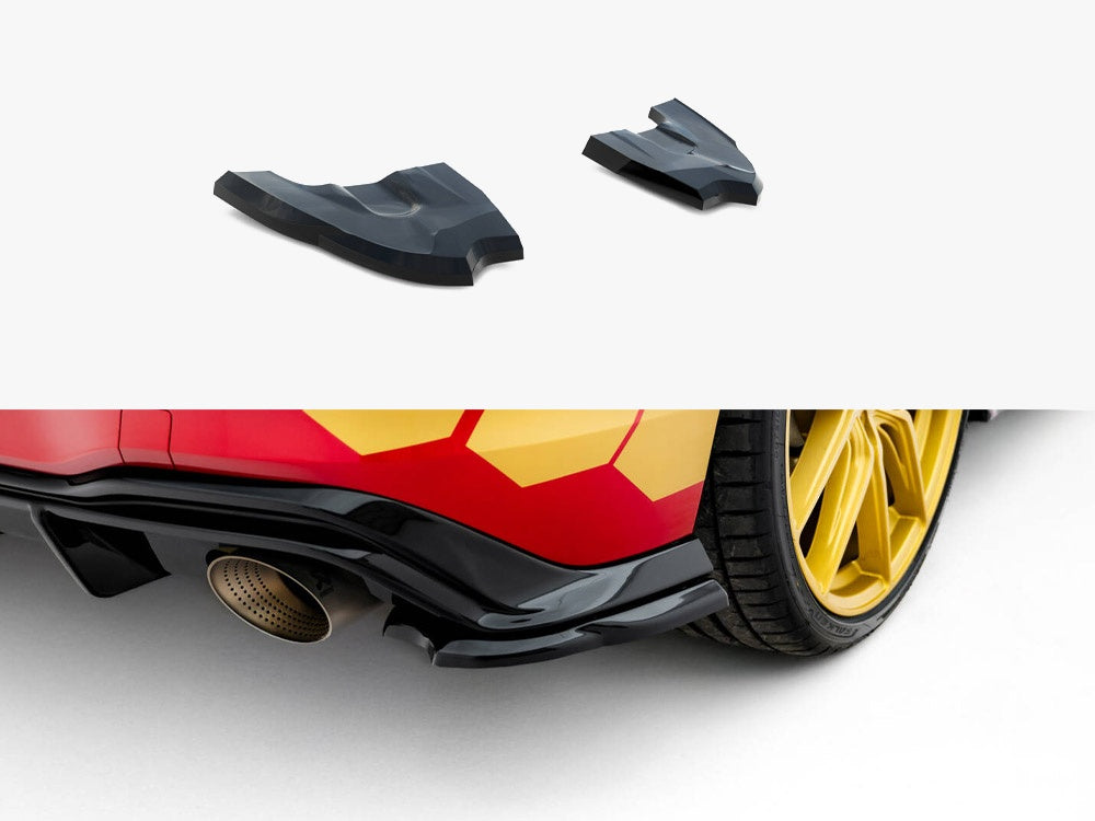 Maxton Design Rear Side Splitters V.3 Volkswagen Golf GTI Clubsport Mk8 Facelift - VW-GO-8F-GTI-CS-RSD1G - Image 1