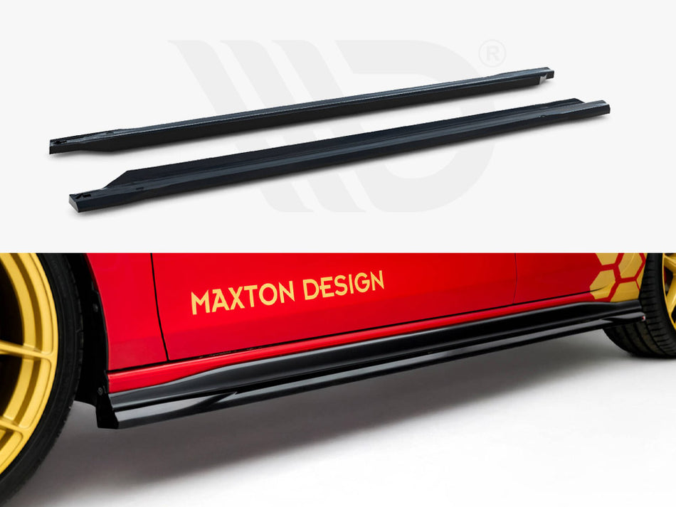 MAXTON DESIGN Side Skirts Diffusers V.1 Volkswagen Golf GTI Clubsport Mk8 Facelift