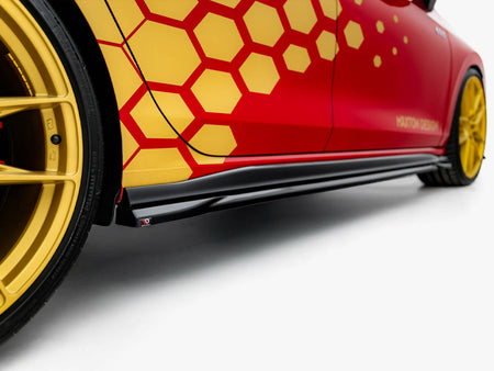 Maxton Design Side Skirts Diffusers V.1 Volkswagen Golf GTI Clubsport Mk8 Facelift - VW-GO-8F-GTI-CS-SD1G - Image 4