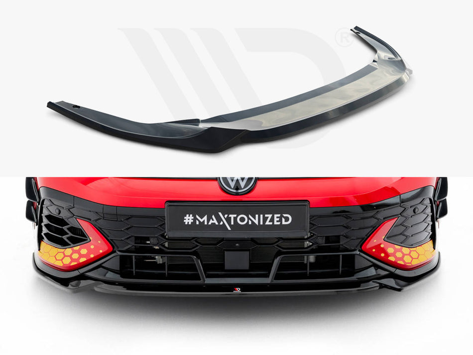 MAXTON DESIGN Front Splitter V.4 Volkswagen Golf GTI Clubsport Mk8 Facelift