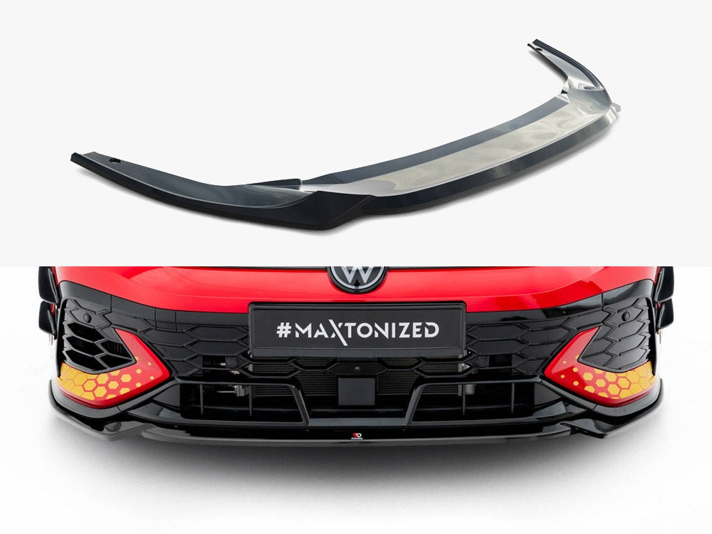 Maxton Design Front Splitter V.4 Volkswagen Golf GTI Clubsport Mk8 Facelift - VW-GO-8F-GTI-CS-FD4G - Image 1