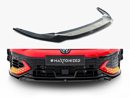 Maxton Design Front Splitter V.4 Volkswagen Golf GTI Clubsport Mk8 Facelift - VW-GO-8F-GTI-CS-FD4G - Image 1