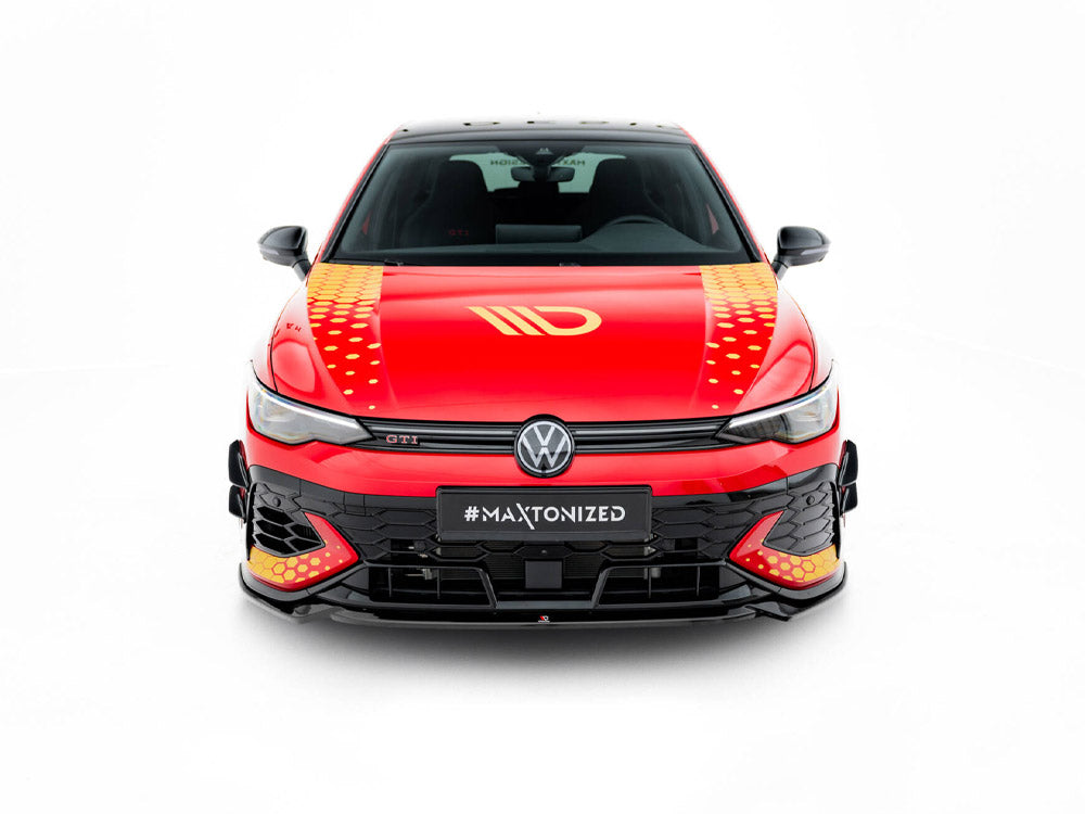 Maxton Design Front Splitter V.4 Volkswagen Golf GTI Clubsport Mk8 Facelift - VW-GO-8F-GTI-CS-FD4G - Image 3