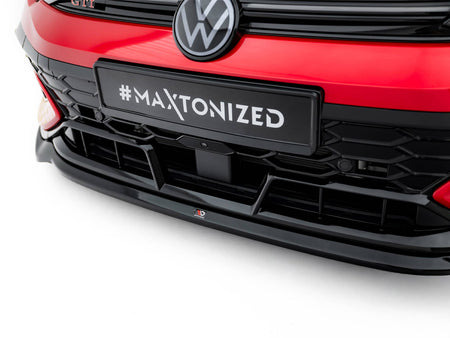 Front Splitter V.4 Volkswagen Golf GTI Clubsport Mk8 Facelift