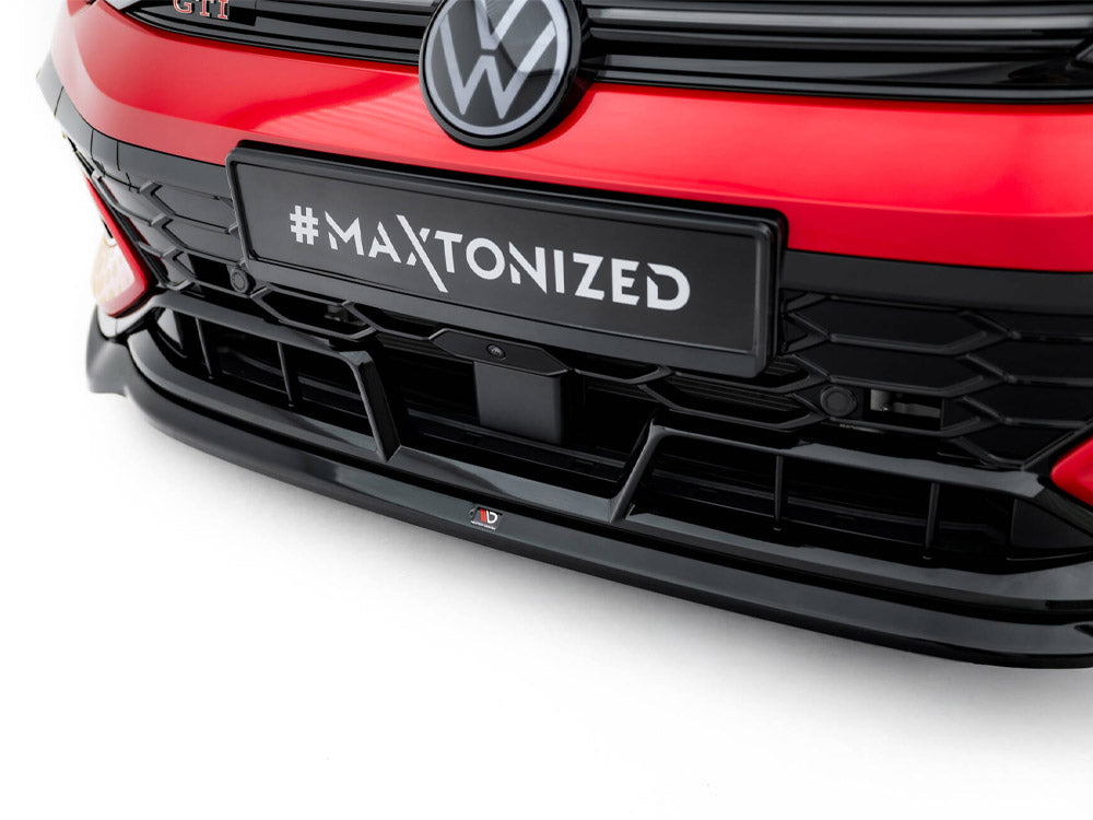 Maxton Design Front Splitter V.4 Volkswagen Golf GTI Clubsport Mk8 Facelift - VW-GO-8F-GTI-CS-FD4G - Image 4