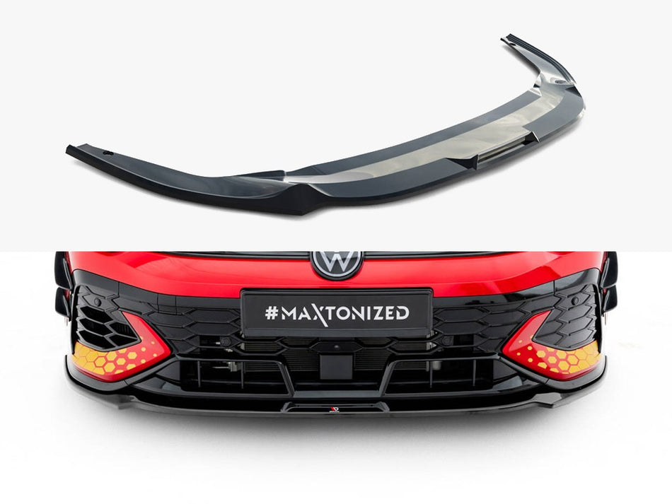Maxton Design Front Splitter V.3 Volkswagen Golf GTI Clubsport Mk8 Facelift - VW-GO-8F-GTI-CS-FD3G - Image 1