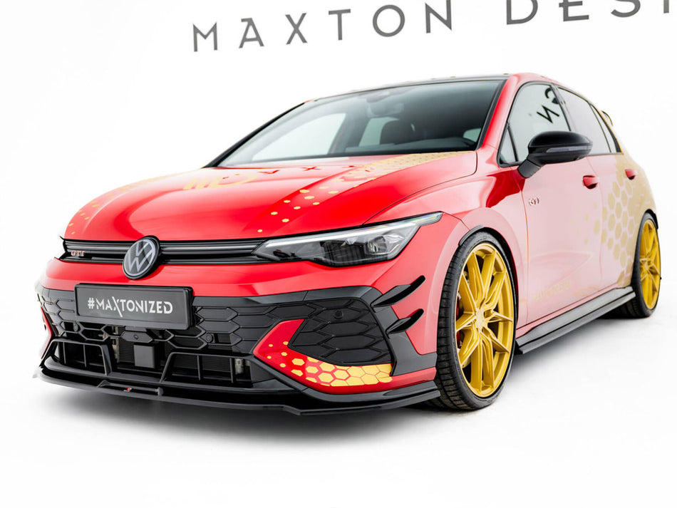 Maxton Design Front Splitter V.3 Volkswagen Golf GTI Clubsport Mk8 Facelift - VW-GO-8F-GTI-CS-FD3G - Image 2