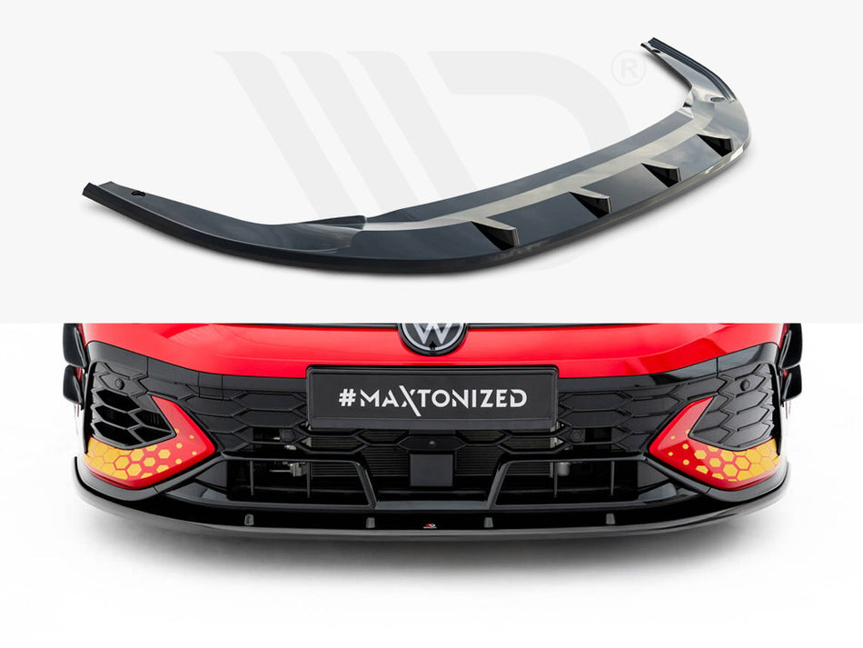 MAXTON DESIGN Front Splitter V.2 Volkswagen Golf GTI Clubsport Mk8 Facelift