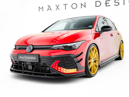 Maxton Design Front Splitter V.2 Volkswagen Golf GTI Clubsport Mk8 Facelift - VW-GO-8F-GTI-CS-FD2G - Image 2
