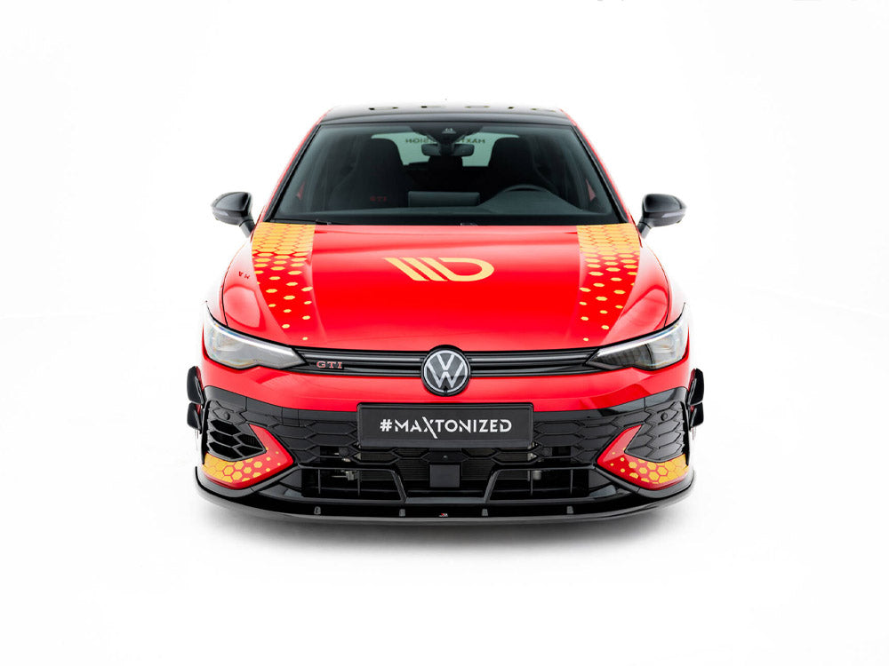 Maxton Design Front Splitter V.2 Volkswagen Golf GTI Clubsport Mk8 Facelift - VW-GO-8F-GTI-CS-FD2G - Image 3