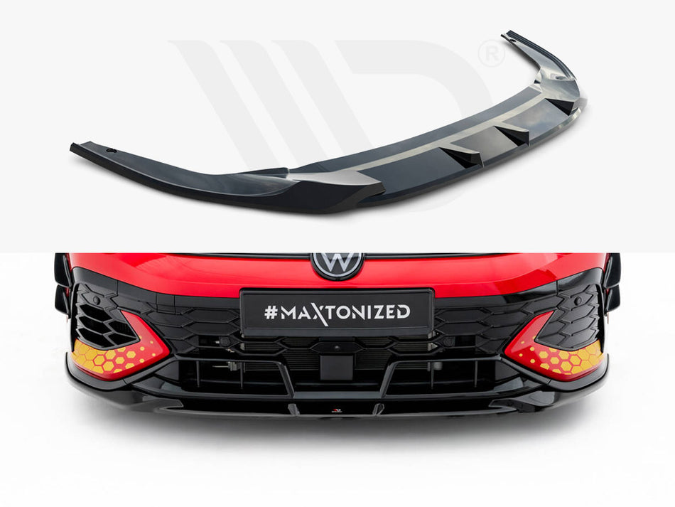MAXTON DESIGN Front Splitter V.1 Volkswagen Golf GTI Clubsport Mk8 Facelift