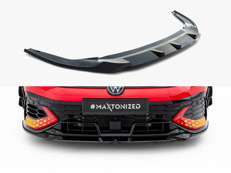 Maxton Design Front Splitter V.1 Volkswagen Golf GTI Clubsport Mk8 Facelift - VW-GO-8F-GTI-CS-FD1G - Image 1