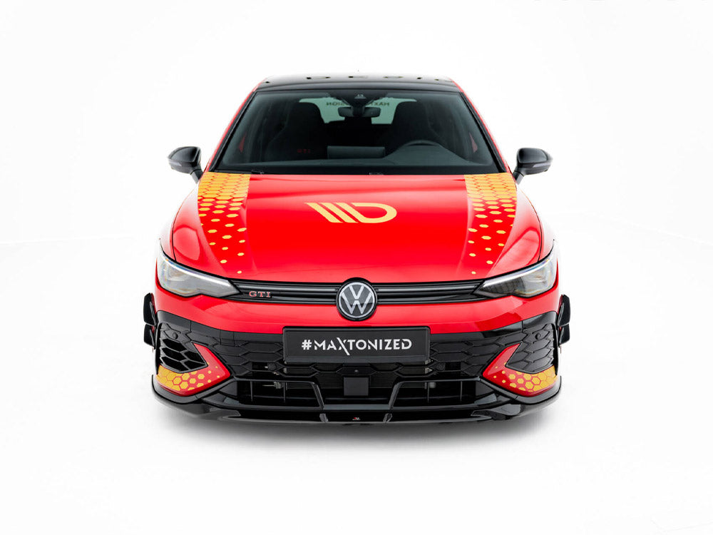 Maxton Design Front Splitter V.1 Volkswagen Golf GTI Clubsport Mk8 Facelift - VW-GO-8F-GTI-CS-FD1G - Image 3