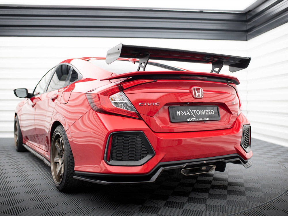 Maxton Design Carbon Spoiler With Internal Brackets Uprights Honda Civic SI Mk10 - CF-HO-CI-10-SI-WING5-INT-245-P - Image 2