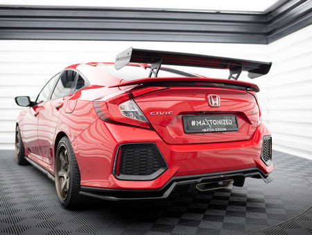 Maxton Design Carbon Spoiler With Internal Brackets Uprights Honda Civic SI Mk10 - CF-HO-CI-10-SI-WING5-INT-245-P - Image 2