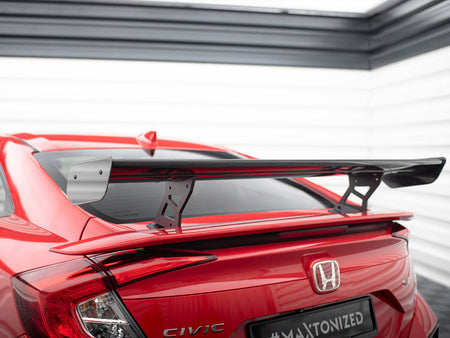 Maxton Design Carbon Spoiler With Internal Brackets Uprights Honda Civic SI Mk10 - CF-HO-CI-10-SI-WING5-INT-245-P - Image 4