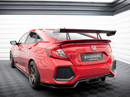 Maxton Design Carbon Spoiler With Upper Swan Mounting Honda Civic SI Mk10 - CF-HO-CI-10-SI-WING5-UPP-245-P - Image 2