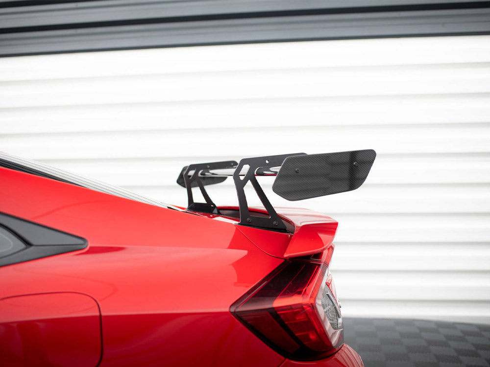 Maxton Design Carbon Spoiler With Upper Swan Mounting Honda Civic SI Mk10 - CF-HO-CI-10-SI-WING5-UPP-245-P - Image 4