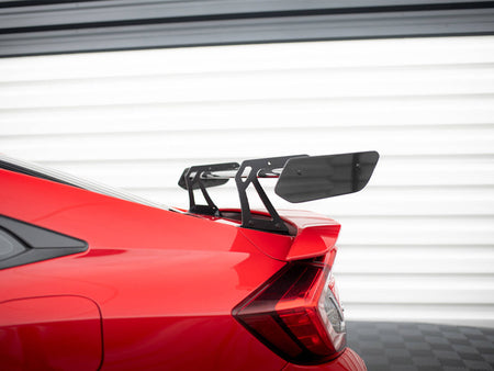 Maxton Design Carbon Spoiler With Upper Swan Mounting Honda Civic SI Mk10 - CF-HO-CI-10-SI-WING5-UPP-245-P - Image 4