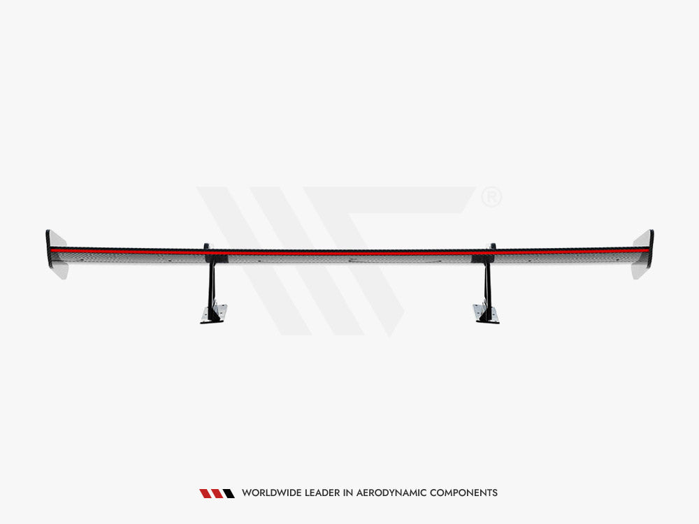 Maxton Design Carbon Spoiler With Upper Swan Mounting + LED Honda Civic SI Mk10 - CF-HO-CI-10-SI-WING5-UPP-245-P+LED - Image 9