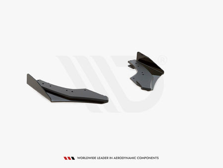 Maxton Design Street PRO Rear Side Splitters + Flaps Volkswagen Golf GTI Clubsport Mk8 Facelift - VWGO8GTICSCNC-RSD1B+RSF1G - Image 6