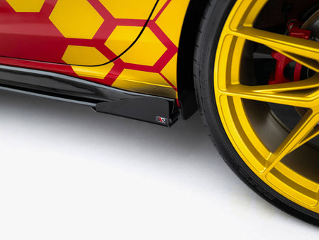 Maxton Design Street PRO Side Skirts Diffusers + Flaps Volkswagen Golf GTI Clubsport Mk8 Facelift - VWGO8GTICNC-SD1B+SRF1G - Image 7