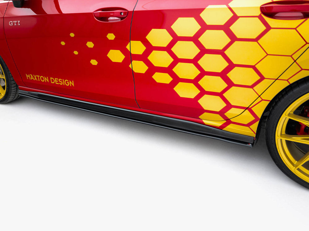 Maxton Design Street Pro Side Skirts Diffusers Volkswagen Golf GTI Clubsport Mk8 Facelift - VWGO8GTICNC-SD1B - Image 6