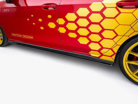 Maxton Design Street Pro Side Skirts Diffusers Volkswagen Golf GTI Clubsport Mk8 Facelift - VWGO8GTICNC-SD1B - Image 6