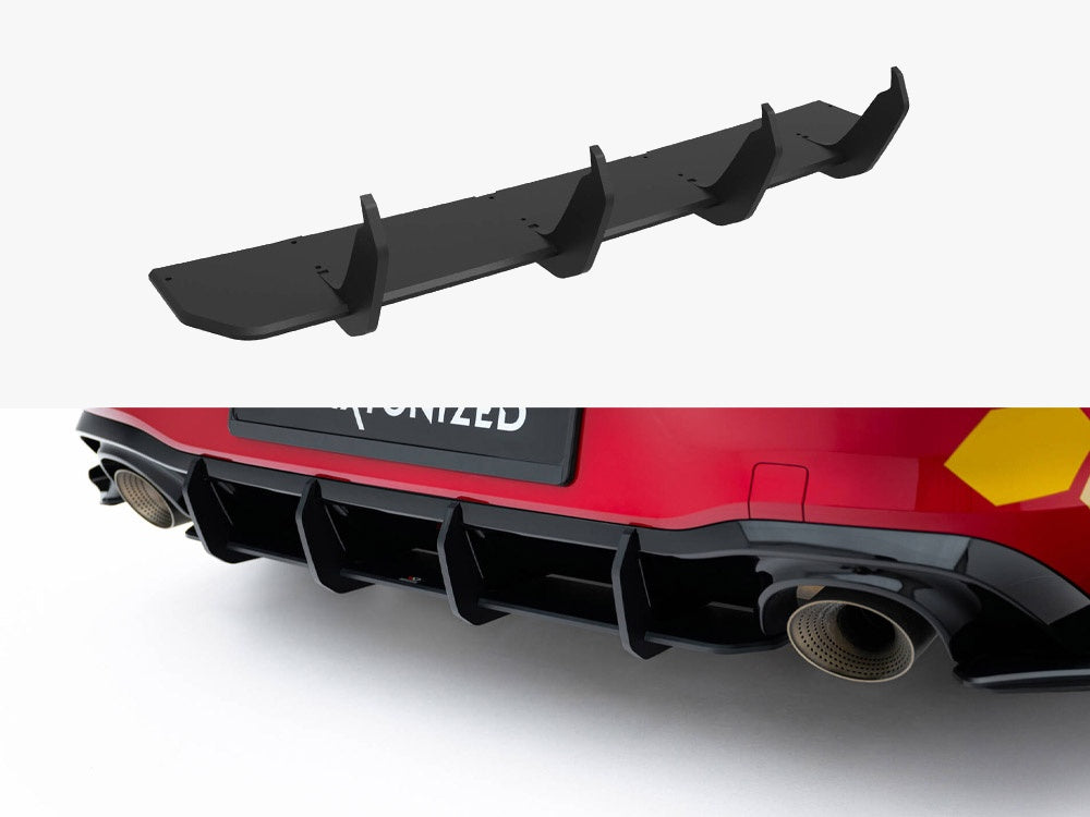 Street PRO Rear Diffuser V.2 Volkswagen Golf GTI Clubsport Mk8 Facelift