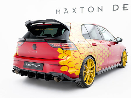Maxton Design Street PRO Rear Diffuser V.2 Volkswagen Golf GTI Clubsport Mk8 Facelift - VWGO8FGTICSCNC-RS2B - Image 2