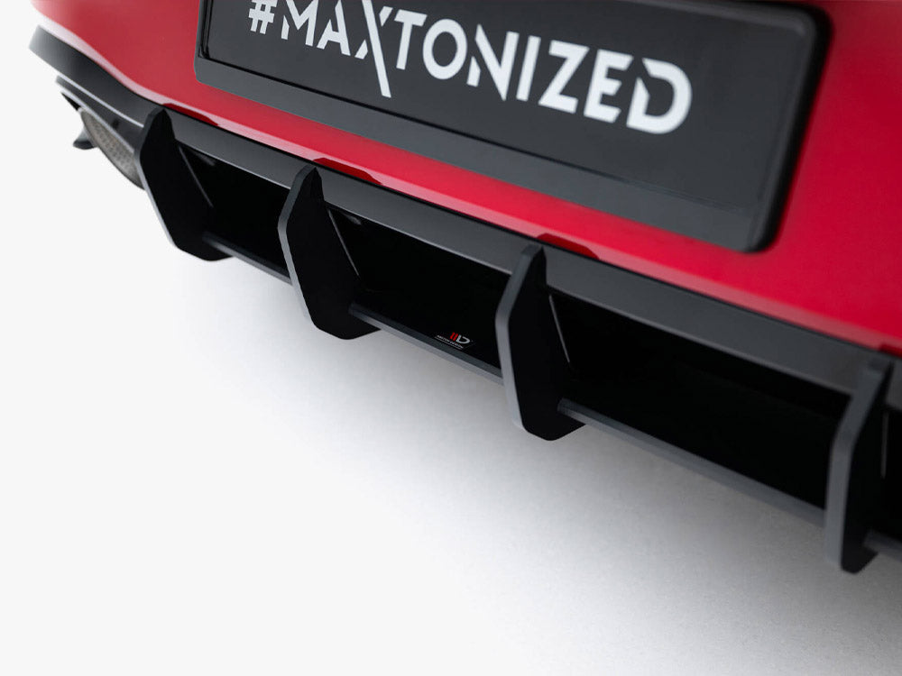 Maxton Design Street PRO Rear Diffuser V.2 Volkswagen Golf GTI Clubsport Mk8 Facelift - VWGO8FGTICSCNC-RS2B - Image 4