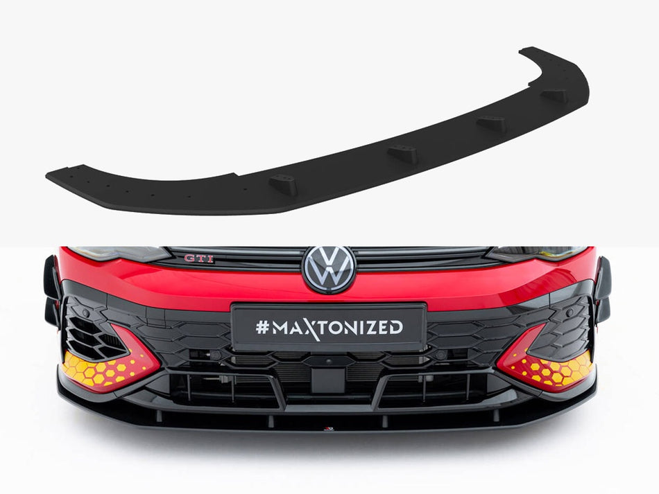 Maxton Design Street PRO Front Splitter Volkswagen Golf GTI Clubsport Mk8 Facelift - VWGO8FGTICSCNC-FD1B - Image 1