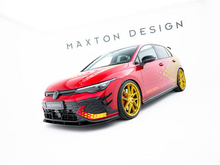 Maxton Design Street PRO Front Splitter Volkswagen Golf GTI Clubsport Mk8 Facelift - VWGO8FGTICSCNC-FD1B - Image 3