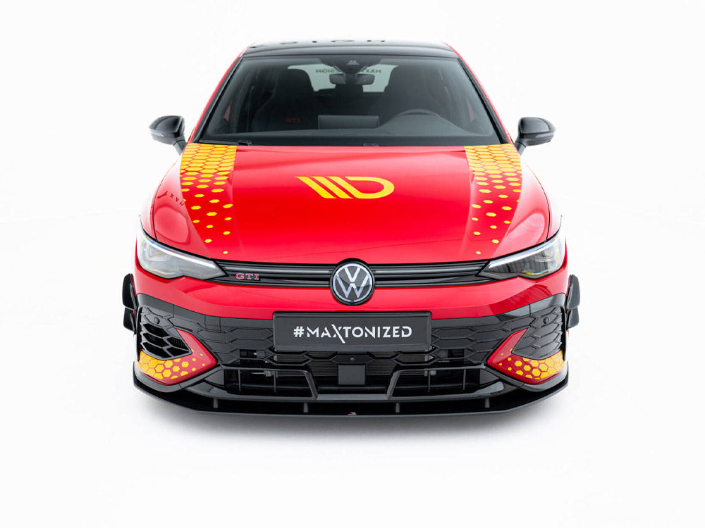 Maxton Design Street PRO Front Splitter Volkswagen Golf GTI Clubsport Mk8 Facelift - VWGO8FGTICSCNC-FD1B - Image 4
