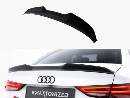 Maxton Design Spoiler CAP 3D Audi RS3 Sedan 8V / 8V Facelift - AU-A3-8V-CAP3D1G - Image 1