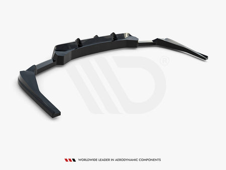 Maxton Design Rear Splitter (Vertical Bars) V.2 BMW X4 M-Pack G02 Facelift - BM-X4-02F-MPACK-RD2G+RD3G - Image 7