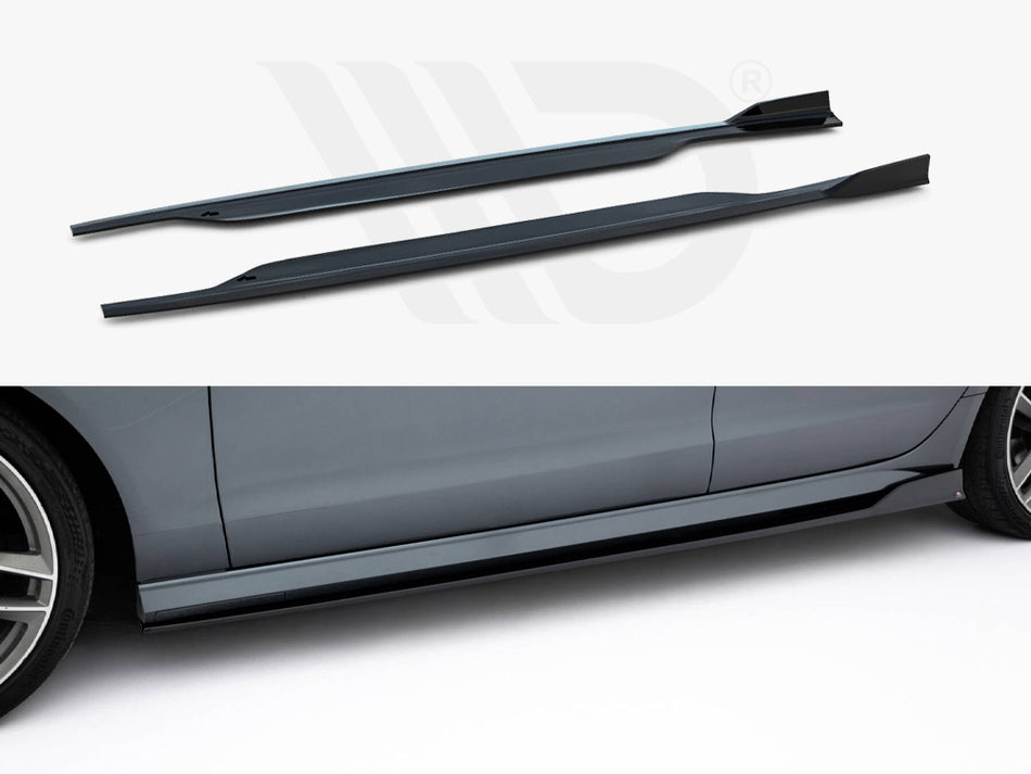 MAXTON DESIGN Side Skirts Diffusers V.2 Audi A6 / A6 C7 S-Line / S6 C7 Facelift