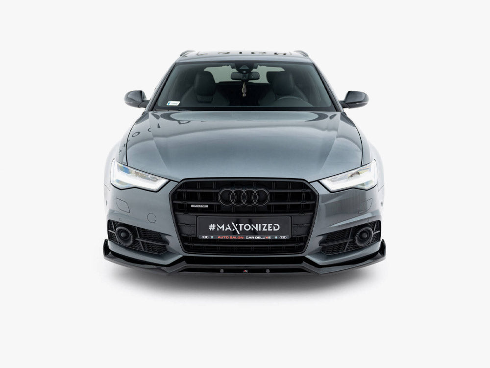 Maxton Design Front Splitter V.3 Audi A6 / A6 C7 S-Line / S6 C7 Facelift - AU-A6-C7F-SLINE-FD2G+FD2RG - Image 3